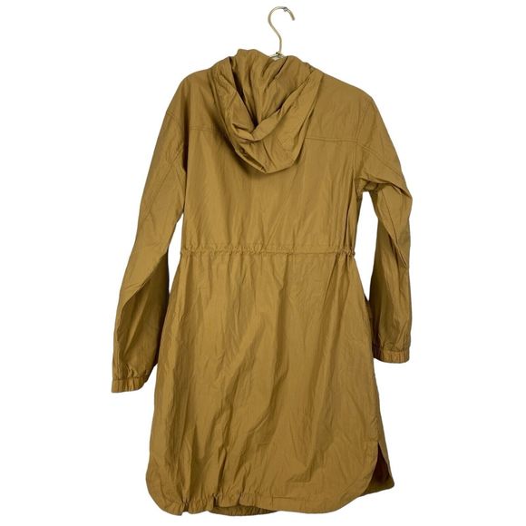 A New Day Rain Coat Womens X-Small Hooded Water-Resistant Pockets Gold‎ TA422 - Picture 6 of 6